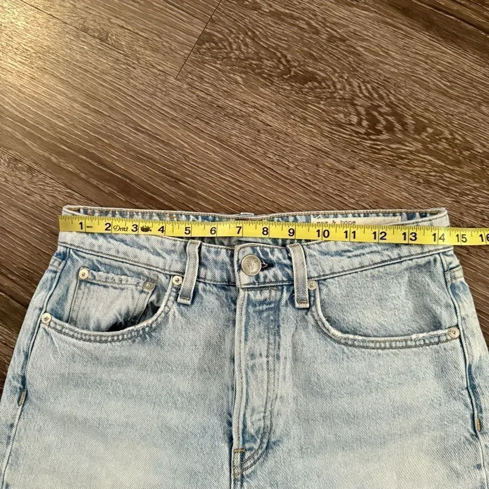 Rag & Bone Long Length Denim Shorts